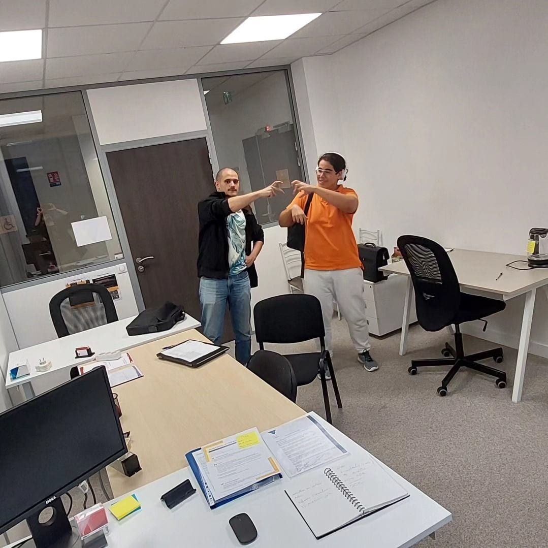 At our offices